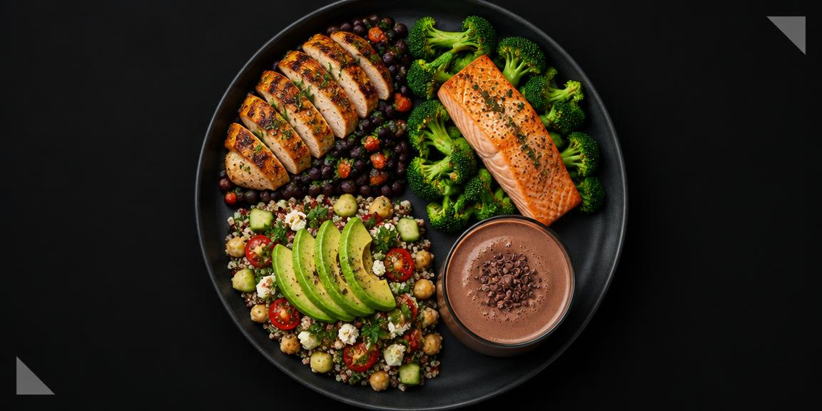 Plato de comida de 128 Recetas Anabólicas