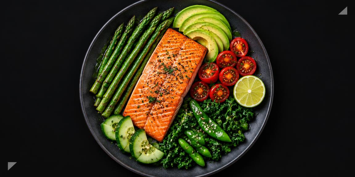 Plato de comida de 50 Recetas Saludables